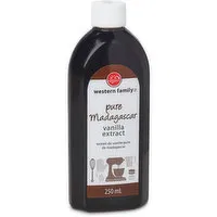 Western Family - Pure Madagascar Vanilla Extract, 250 Millilitre