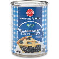 Western Family - Blueberry Pie Filling, 540 Millilitre