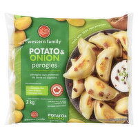 Western Family - Perogies - Potato & Onion, 2 Kilogram