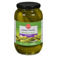 Western Family - Whole Dill with Garlic Pickles