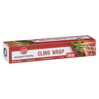 Western Family - Cling Wrap - Plastic Wrap 60m, 1 Each