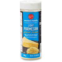 Western Family - Grated Parmesan Light, 250 Gram