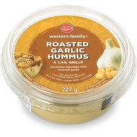 Western Family - Hummus - Roasted Garlic, 227 Gram