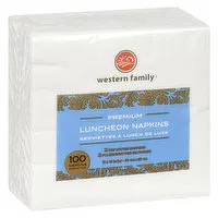 Western Family - Premium Luncheon Napkins, 100 Each