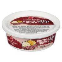 Western Family - Bacon Onion Chip Dip, 225 Gram