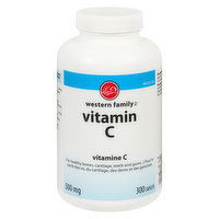 Western Family - Vitamin C, 300 Each