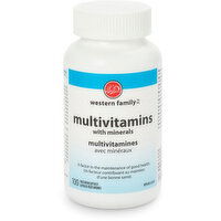 Western Family - Multivitamins with Minerals Capsules, 100 Each