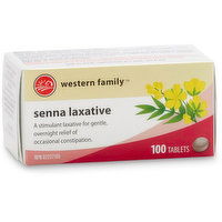 Western Family - Senna Laxative, 100 Each