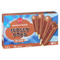 Western Family - Jr Fudge Pops, 24 Each