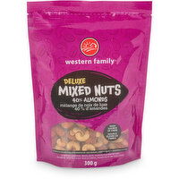 Western Family - Deluxe Mixed Nuts 40% Almonds, 300 Gram