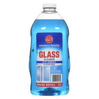 Western Family - Glass Cleaner w/ Ammonia - Refill, 2 Litre