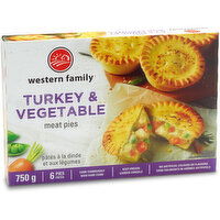 Western Family - Meat Pies - Turkey & Vegetable