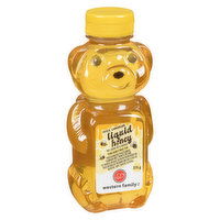 Western Family - 100% Canadian Liquid Honey - Bear