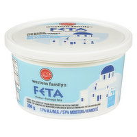 Western Family - Light Feta Cheese, 200 Gram