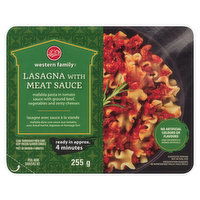 Western Family - Lasagna with Meat Sauce, 255 Gram