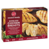 Western Family - Boneless Chicken Breasts, Frozen