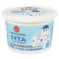 Western Family - Light Feta Cheese, 400 Gram