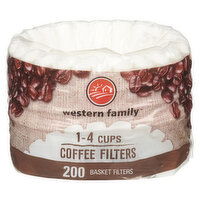 Western Family - Basket Coffee Filters 1-4 Cups