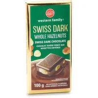 Western Family - Swiss Dark Chocolate Bar, 100 Gram