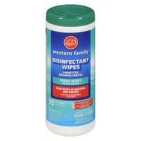 Western Family - Disinfecting Wipes Fresh Scent