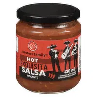 Western Family - WF Exquisita Hot Salsa, 430 Millilitre