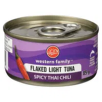 Western Family - Flaked Light Tuna Spicy Tha Chili, 85 Gram