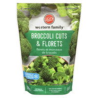 Western Family - Frozen Vegetables - Broccoli Cuts & Florets, 500 Gram