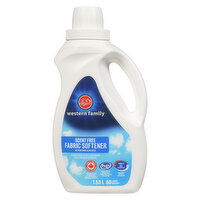 Western Family - Ultra Liquid Fabric Softener - Scent Free, 1.5 Litre