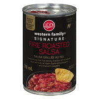 Western Family - Signature Fire Roasted Salsa, 398 Millilitre