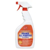 Western Family - All Purpose Cleaner - Orange, 650 Millilitre