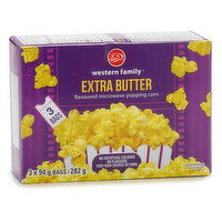 Western Family - Extra Butter Flavour Microwave Popcorn