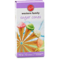 Western Family - Sugar Cones 12 Pack, 142 Gram