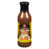 Western Family - Peanut Satay Cooking & Dipping Sauce, 350 Millilitre