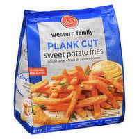 Western Family - Plank Cut Sweet Potato Fries, 454 Gram