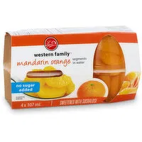 Western Family - Mandarin Orange - Segments in Water, 4 Each