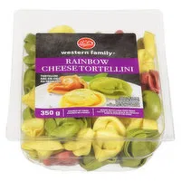 Western Family - Rainbow Four Cheese Tortellini, 350 Gram