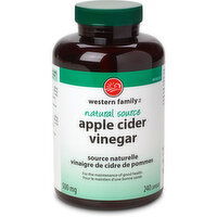 Western Family - Apple Cider Vinegar Capsules 500mg, 240 Each