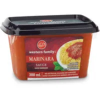 Western Family - Marinara Sauce, Fresh, 300 Millilitre