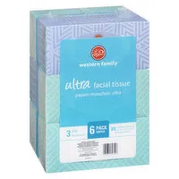 Western Family - Ultra3 Ply Facial Tissue Multipack