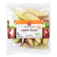 Western Family - Apple Slices, 4 Each