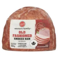 Western Family - Old Fashioned Ham - Smoked, 650 Gram