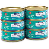 Western Family - Chunk Light Tuna, Skipjack In Water, 6 Each