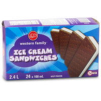 Western Family - Ice Cream Sandwiches, 24 Each