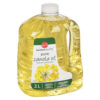 Western Family - Pure Canola Oil, 3 Litre