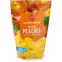 Western Family - Sliced Peaches, 600 Gram