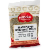 Sundar - Black Pepper Ground, 200 Gram