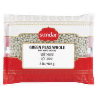 Sundar - Green Peas Whole, 2 Pound
