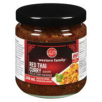 Western Family - Red Thai Curry Paste, 240 Millilitre