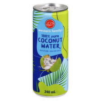 Western Family - Pure Coconut Water 100% Pure, 240 Millilitre