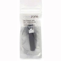 Body Zone - Nail Clipper With Soft Touch Handle, 1 Each